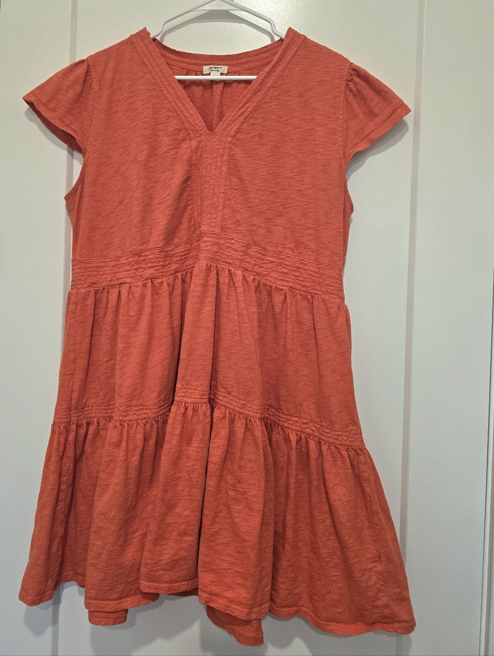 Dylan XL Tiered Cotton Dress